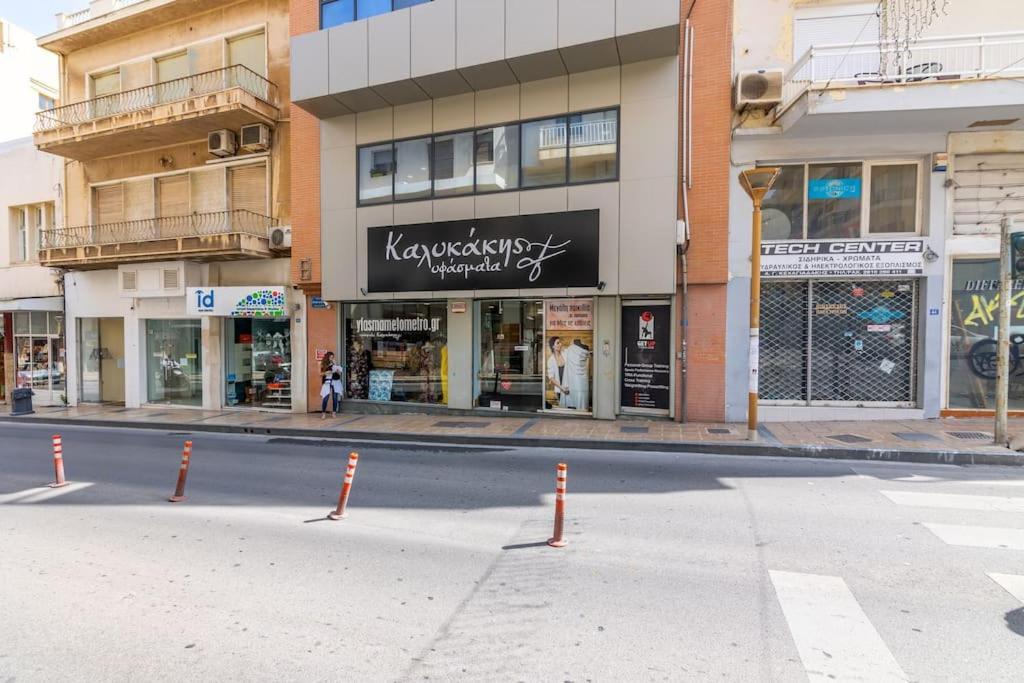 Downtown Spacious Loft Apartment Just 3 Minutes From City Centre Heraklion (Crete) Exterior foto